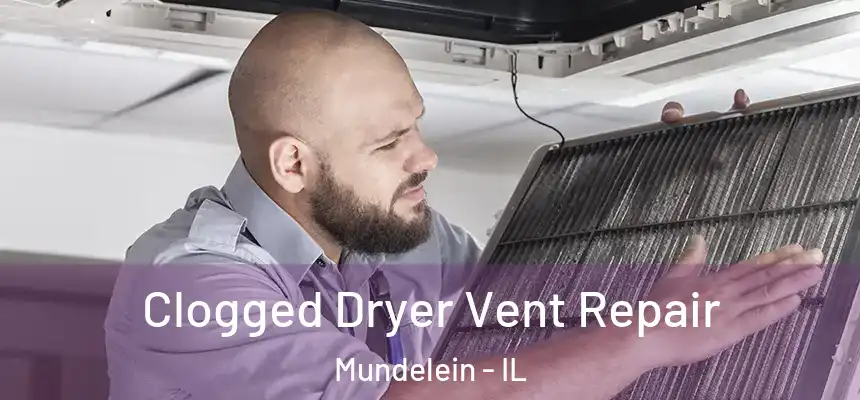 Clogged Dryer Vent Repair Mundelein - IL